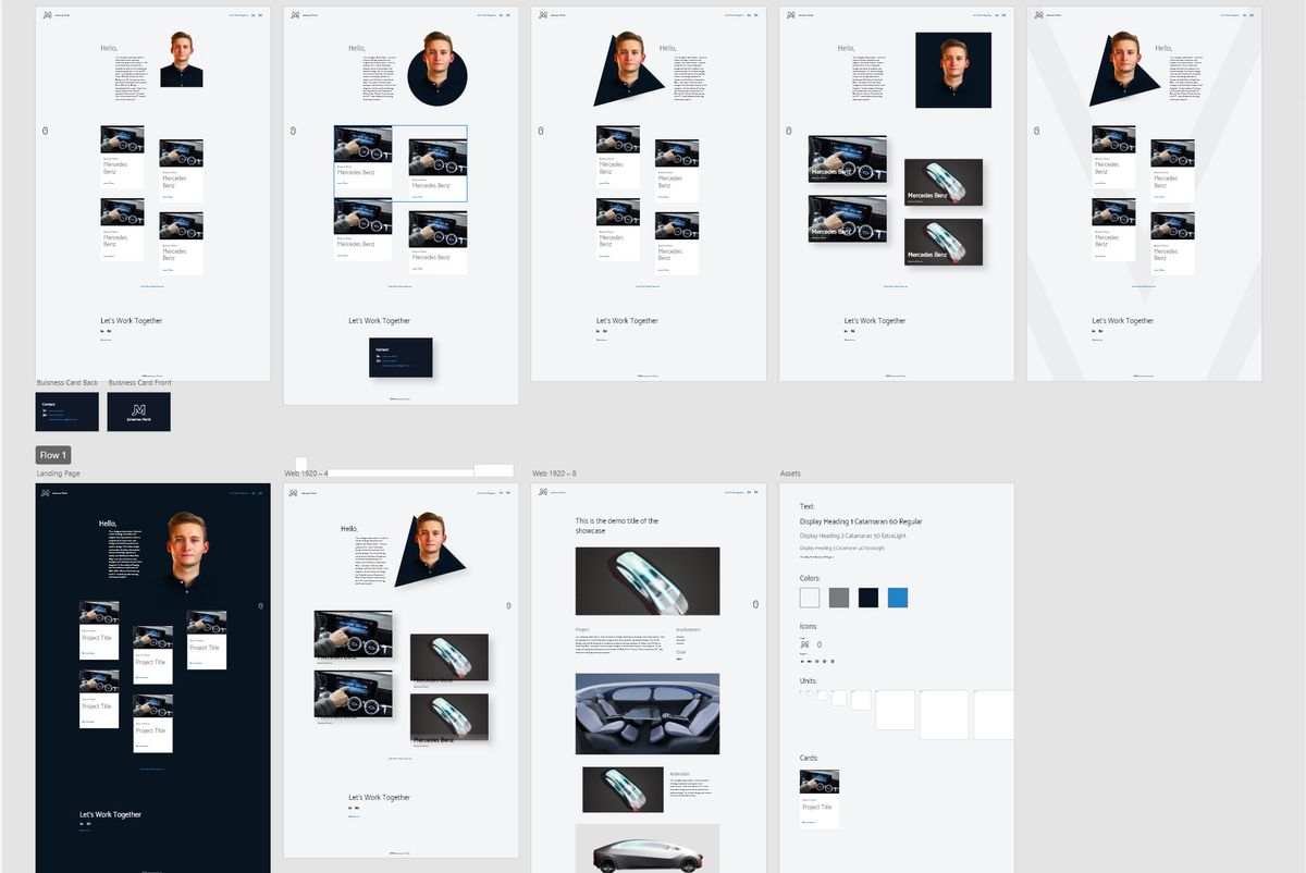 Portfolio Adobe XD Design